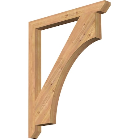 Ekena Millwork Westlake Slat Smooth Bracket, Western Red Cedar, 3 1/2"W x 38"D x 46"H BKT04X38X46WTL06SWR